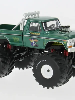 Einfach bestellen - Ford F-250 Monster Truck, grün, 1975, Kings of Crunch Series 5, 1 43, Greenlight