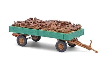 Vorbestellung Gummianhänger m.Holzscheite -1 87- ***Busch News 03 2026*** - Sofort bestellen