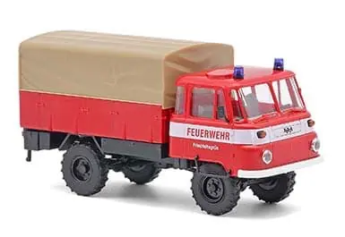 Versandbereit - Vorbestellung Feuerwehr Friedrichsgrün Robur LO 2002 -1 87 ***Busch News 03 2026***
