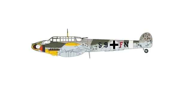 Vorbestellung Messerschmitt Bf 110G - II./ ZG 1 "Wespe" - Ohne Hakenkreuz (1 72) -Oxford Models- (NH11/12.2026) | Sofort lieferbar