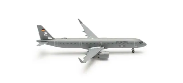 Vorbestellung Luftwaffe Flugbereitschaft Airbus A321neo " 70 Jahre Luftwaffe" (1 500) (NH11/12.2026) | Heute bestellen