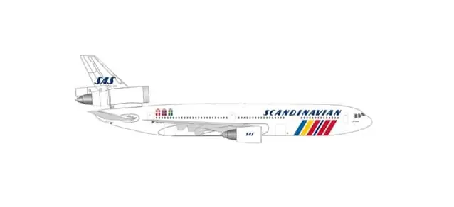 Top-Qualität - Vorbestellung SAS Scandinavian Airlines McDonnell Douglas DC-10-30 (1 500) (NH11/12.2026)