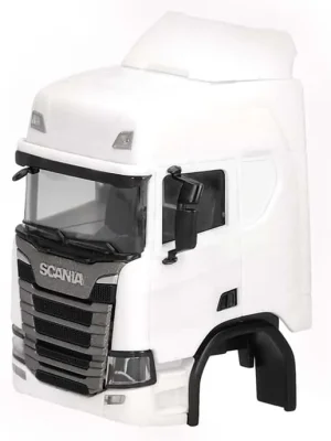 Profi-Qualität - Vorbestellung Fahrerhaus Scania CR 20 HD mit Dachspoiler (Schwedenkombi), weiß (2 Stück) (NH01/02.2027)