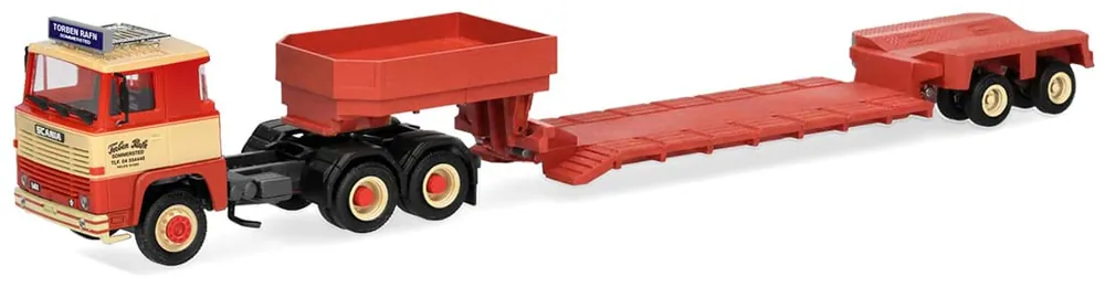 Jetzt kaufen - VORBESTELLUNG Torben Rafn, Scania 141 Goldhofer Tieflader (DK) (NH01/02.2027)