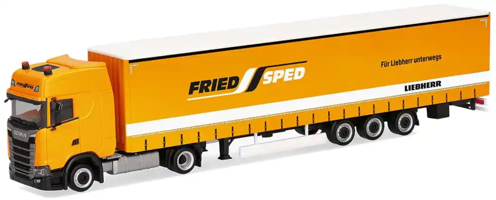 Neu verfügbar | VORBESTELLUNG FriedSped, Scania CS 20 HD Megatrailer GardPlAufl. 15m (NH01/02.2027)