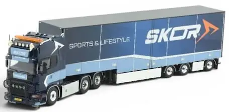 Skor Scania R Topline mit Stufendeckauflieger (Metall 1 50) - Heute bestellen