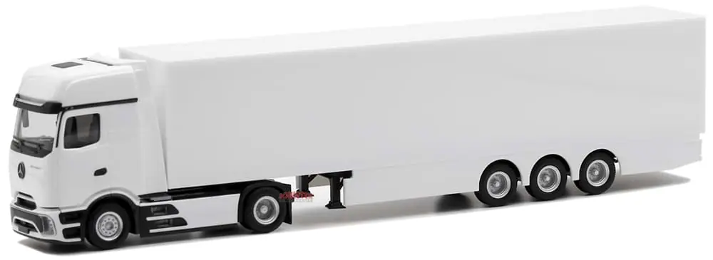 Schneller Versand - Actros L ProCabin Gigaspace vvsp. Schmitz EuroKoAufll. mit Chassis-Verkleidung (weiß)