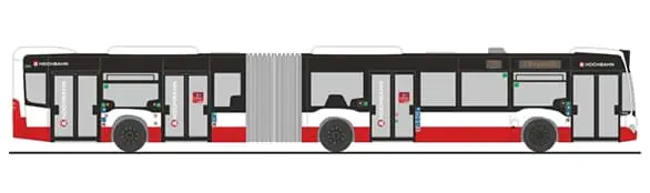 Meistverkauft - Vorbestellung Hamburger Hochbahn MB Citaro G 12 ***Neuheit 09_10_2026***