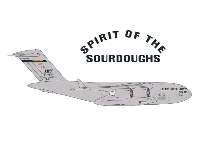 Vorbestellung U.S. Air Force Boeing C-17A Globemaster III - Alaska ANG 517th Airlift Sqn (1 500) (NH09/10.2026) | Angebot