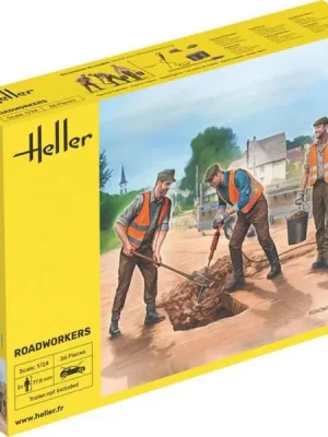 Wochenendangebot - Straßenarbeiterfiguren (3) - 1/24 - Heller
