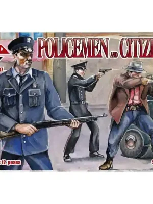 Policemen and citizens - 1 72e - Red Box - Red Box | Nur wenige verfügbar