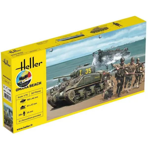 Jetzt bestellen | Militärmodelle und Figuren Starter Kit - Omaha Beach - Heller