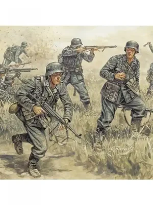 Figuren aus dem 2. Weltkrieg Deutsche Infanterie - Italeri | Nur heute