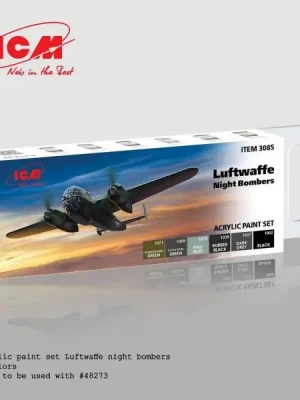 Abverkauf | Acrylfarben-Set für Nachtbomber der Luftwaffe - ICM