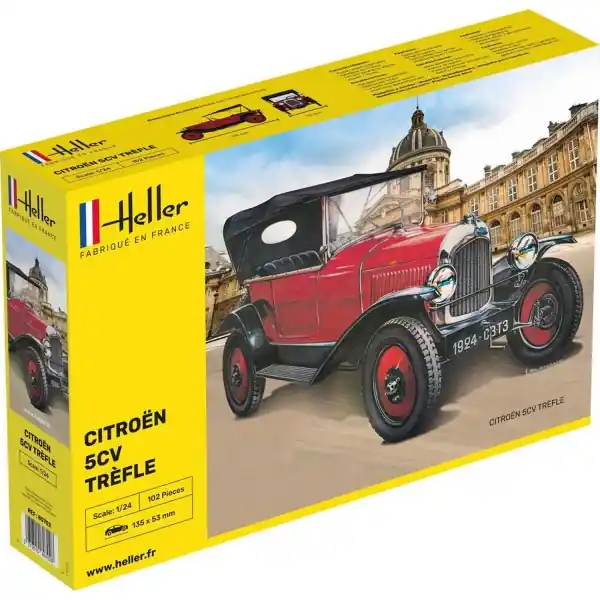 Zertifiziert - Modellauto Citroën 5CV Trefle - Heller