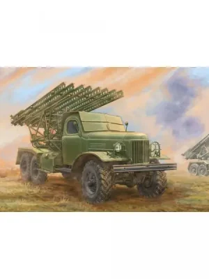 Abverkauf | Modell Militärfahrzeug Sowjetischer Raketenwerfer 2B7 BM-13 NM - Trumpeter