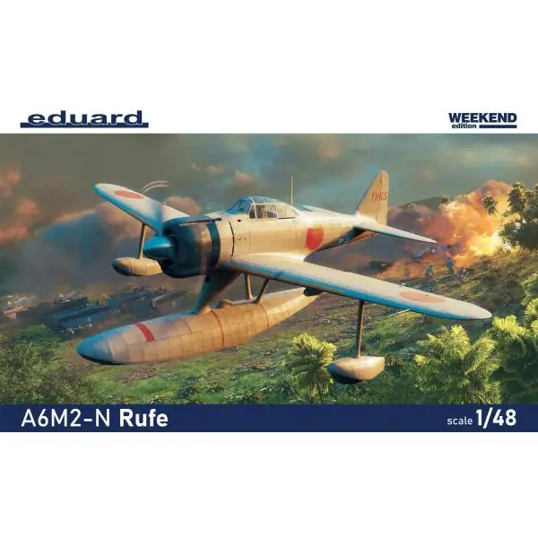 Zeitlich begrenzt | Flugzeugmodell A6M2-N Rufe - 1/48 - Eduard