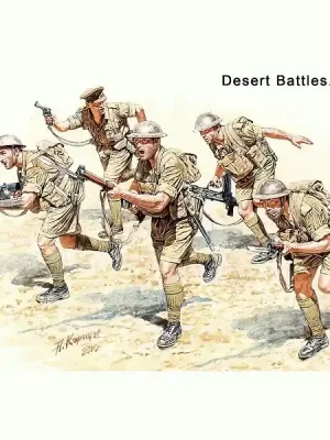 Zertifiziert - Figuren 2. Weltkrieg 8. Britische Armee Nordafrika 1941-1942 - Master Box
