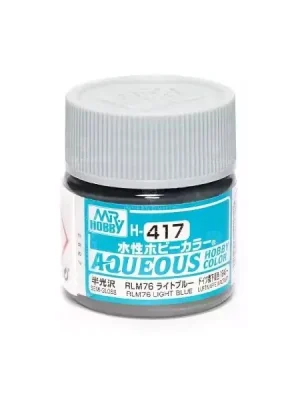 Werkspreis | Mr Hobby -Gunze Aqueous Hobby Colors (10 ml) RLM76 Light Blue - Mr Hobby - Gunze