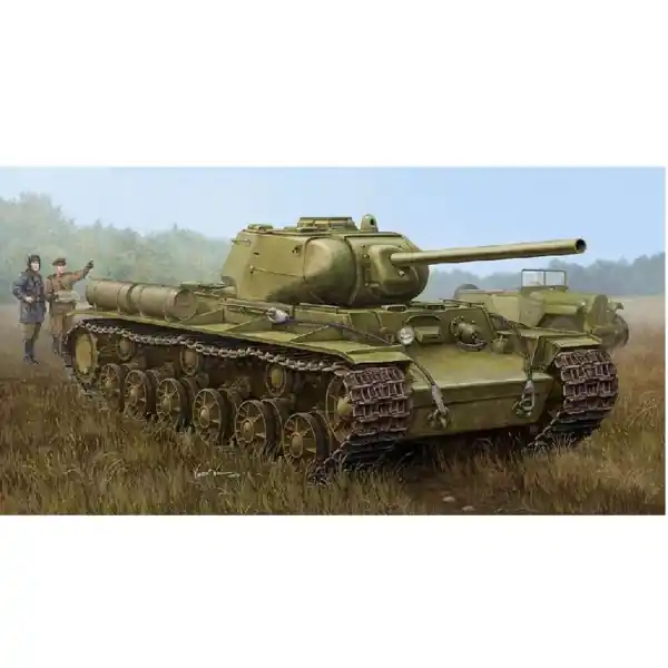 Zertifiziert - Modellpanzer KV-1S / 85 sowjetischer schwerer Panzer 1944 - Trumpeter