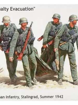 WWII-Figuren Deutsche Infanterie Evakuierung eines Verwundeten Stalingrader Herbst - Master Box | Sofort bestellbar