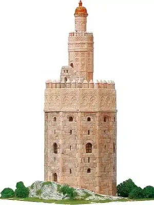 Zeitlich begrenzt | Keramikmodell Torre del Oro, Sevilla, Spanien - Aedes