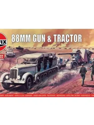 Waffenmodell Vintage Classics 88-mm-Geschütz & Traktor - Airfix | Preiswert