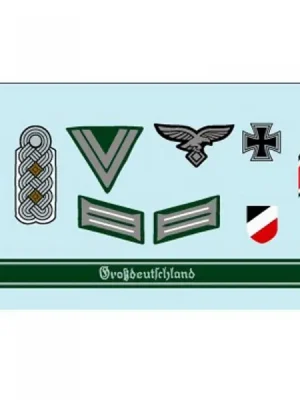 Werkspreis - Militärzubehör WWII Deutsche Abzeichen Band 2 - Tamiya