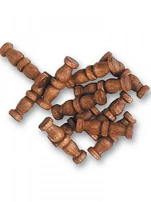 Accessoire pour maquette de bateau en bois Double colonne 10 mm Nogal - Artesania - Kundenliebling
