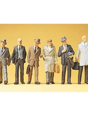 Beliebt - HO Modellbau Figuren - Geschäftsleute - Preiser