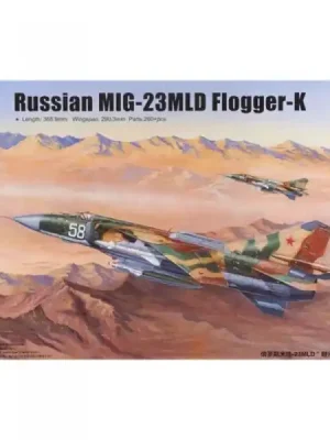 Zertifiziert | Militärflugzeugmodell MIG-23MLD Flogger-K - Trumpeter