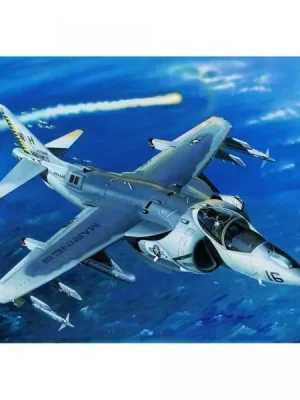 Begrenztes Angebot | Flugzeugmodell AV-8B Night Attack Harrier II - Trumpeter