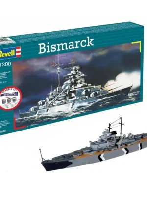 Verfügbar - Schiffsmodell Starter-Kit Bismarck - Revell
