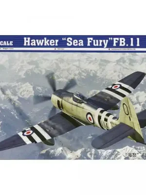 Aktionspreis - Flugzeugmodell Hawker `` Sea Fury ‘‘ FB.11 - Trumpeter