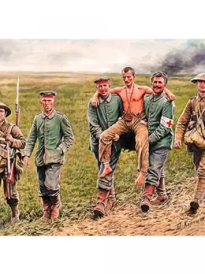 WW1 Figuren Englische und deutsche Soldaten, Schlacht an der Somme 1916 - Master Box - Nur heute