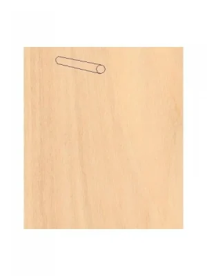 Baguettes de placage en bois x 10 Bouleau 914 x Ø10 mm - Artesania | Auf Lager