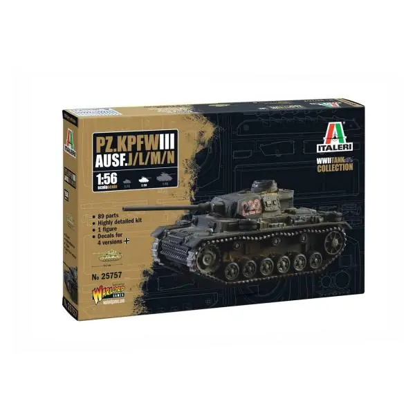 Aktion | Panzermodell Panzer III Ausf. D/L/M/N - Italeri