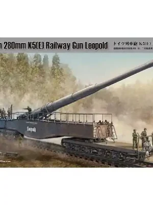 Deutsches Geschütz Modell 280mm K5 (E) Eisenbahngeschütz Leopold - Hobby Boss | Bestpreis