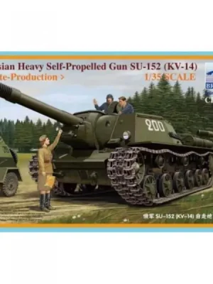Direkt vom Hersteller | Modellpanzer Russische Selbstfahrlafette SU-152 (KV-14) - 1943 - Bronco Models