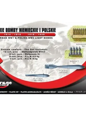 Deutsche leichte Bomben aus dem Ersten Weltkrieg und polnische leichte Bomben aus dem Zweiten Weltkr - Mirage Hobby - Jetzt erhältlich