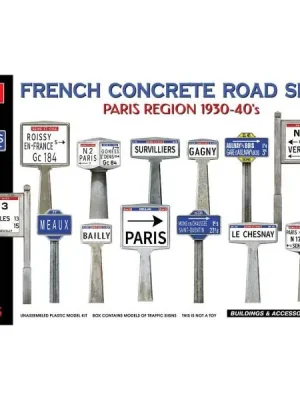 Beton-Straßenschilder Paris 1930-40 – 1 35 - Mini Art | Direkt vom Hersteller