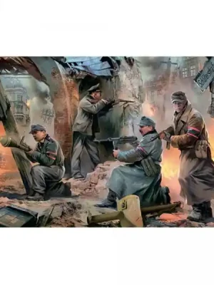 4 Figuren Volkssturm Berlin 1945 - Zvezda | Jetzt neu
