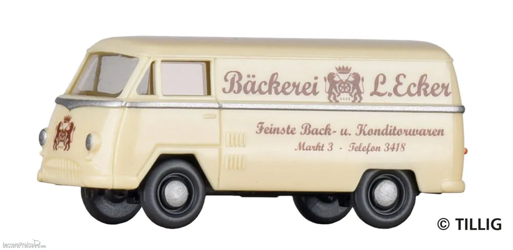 Zertifiziert - Tillig 08606 - Matador Kastenwagen Bäckerei L. Ecker