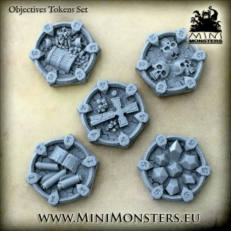 Objectives Hex Tokens - Heute kaufen