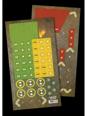 Hochwertig - V For Victory Tokens - engl./ fr.