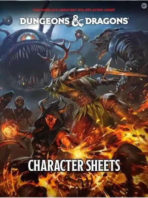 D&D – 2024 Character Sheets - engl. - Preisnachlass