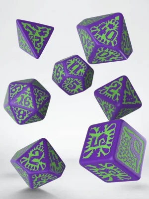 Pathfinder Goblin Lila & grün Würfel Set - Extra sparen