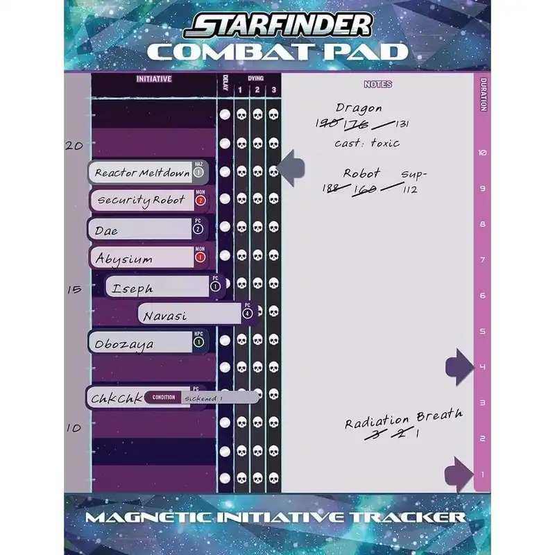 Jetzt zugreifen - Starfinder 2. Edition - Combat Pad - engl.