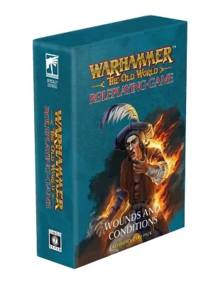 Fast ausverkauft | Warhammer The Old World RPG - Wounds & Conditions Card Deck - engl.