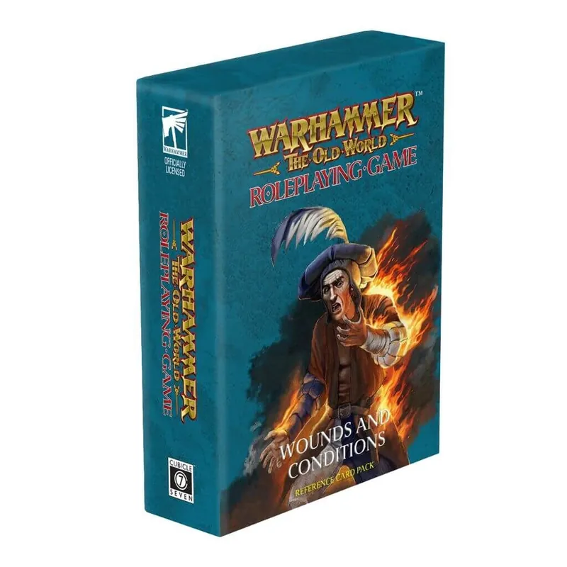 Fast ausverkauft | Warhammer The Old World RPG - Wounds & Conditions Card Deck - engl.